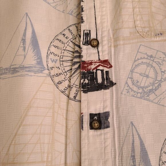 Boca Classics Mens Button Up Shirt Multi-Color Size Medium Cotton Blend - Picture 10 of 14